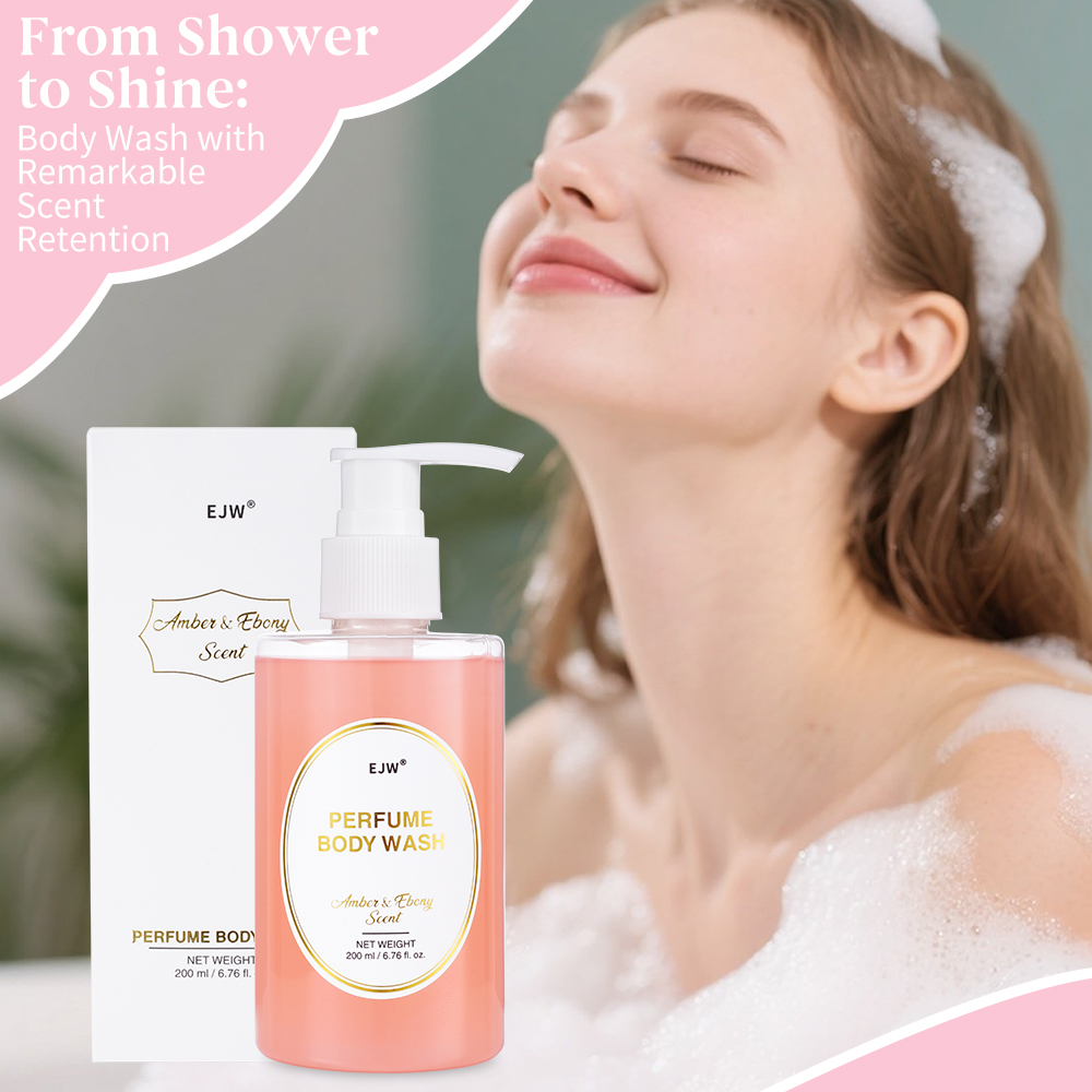 Perfume Fragrance Shower Gel - EJW Amber Ebony Perfume Body Wash