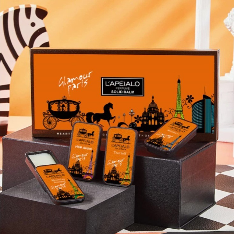 4Pcs/Box Carriage Solid Perfum - Perfume Fragrance Stick 评论和价格