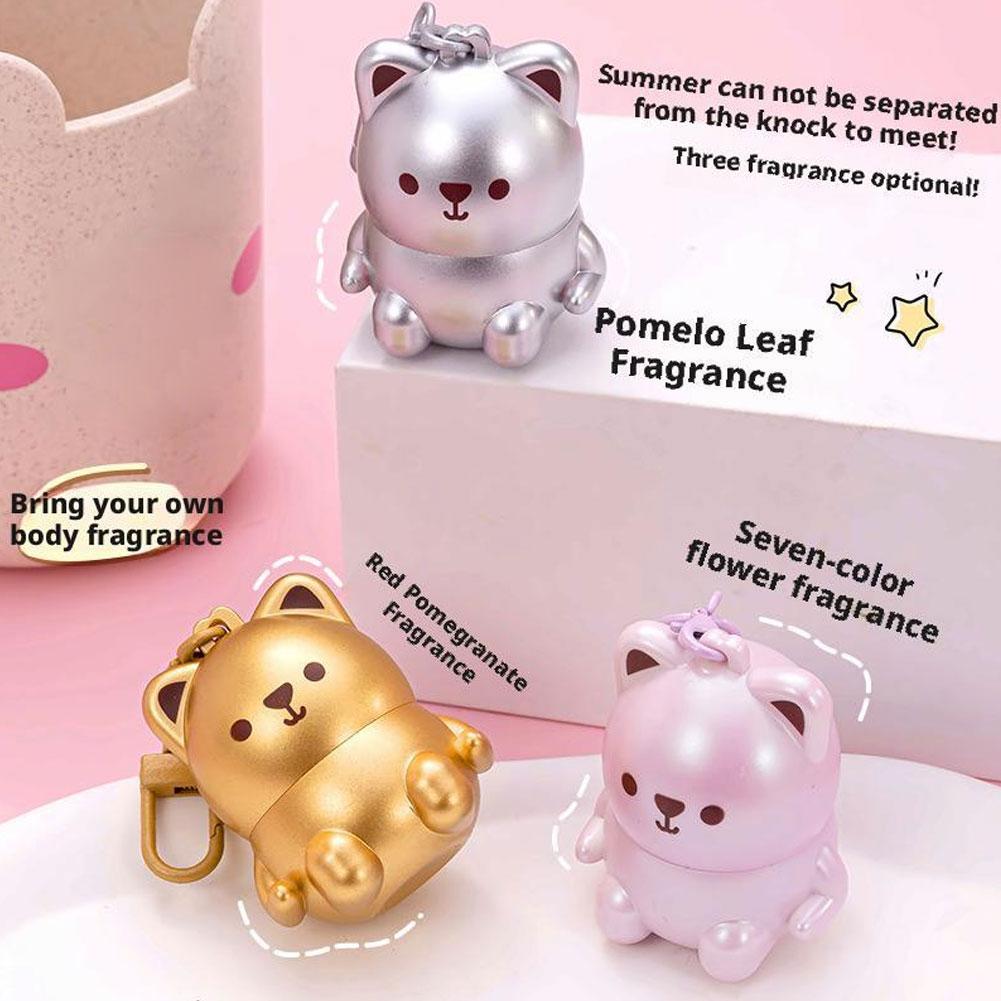Cute Bear Shape Solid Perfume  - Perfume Fragrance Stick 评论和价格